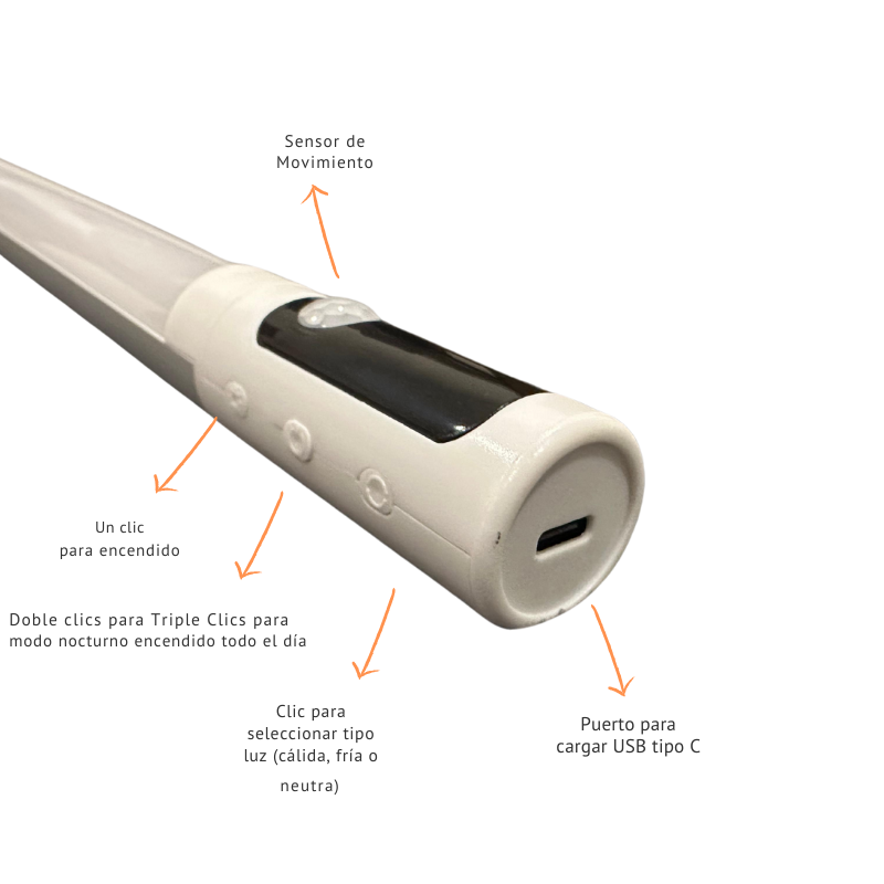 Luz led para alacenas y detector de mov